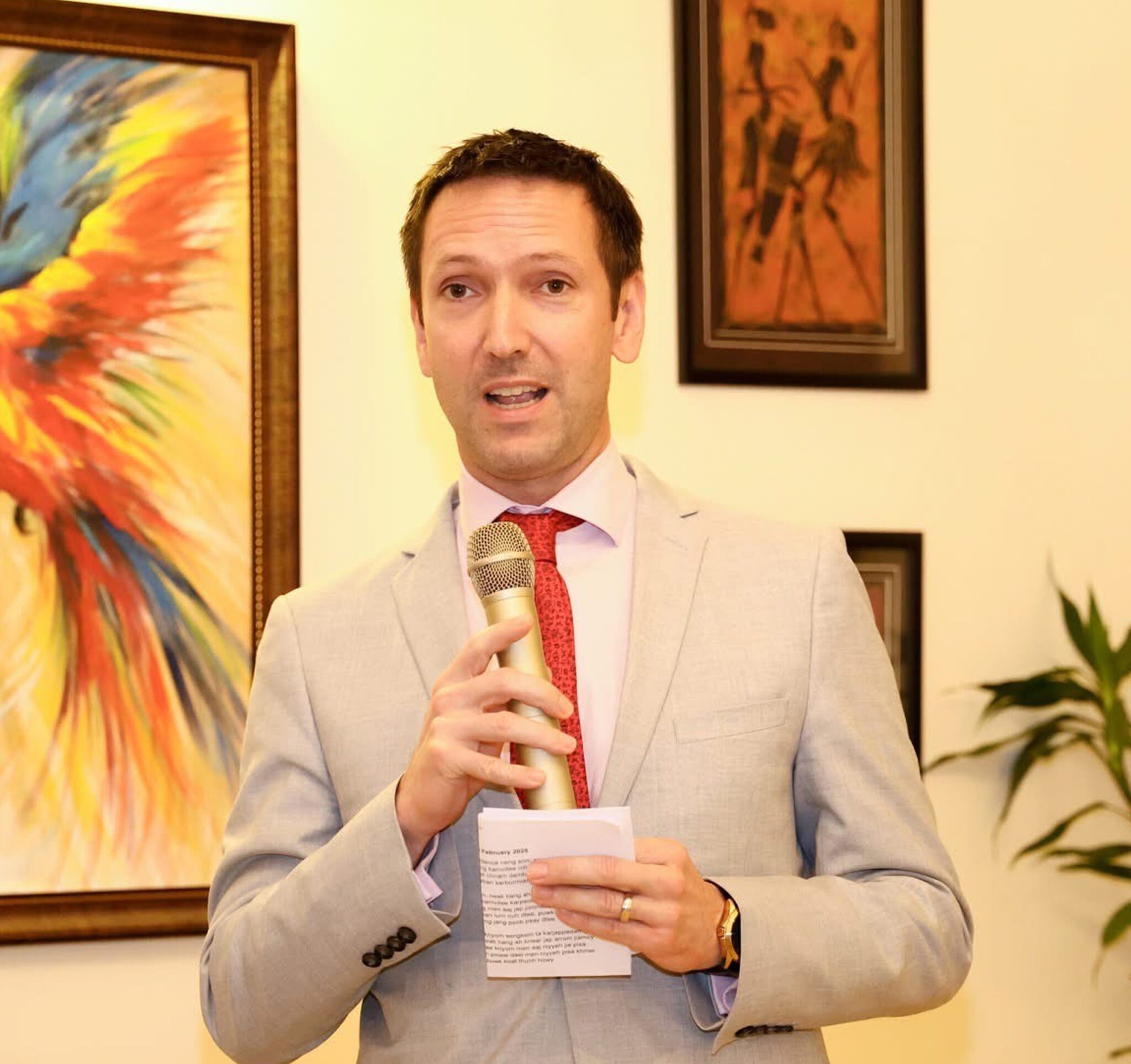 Dominic Williams, British Ambassador to Cambodia